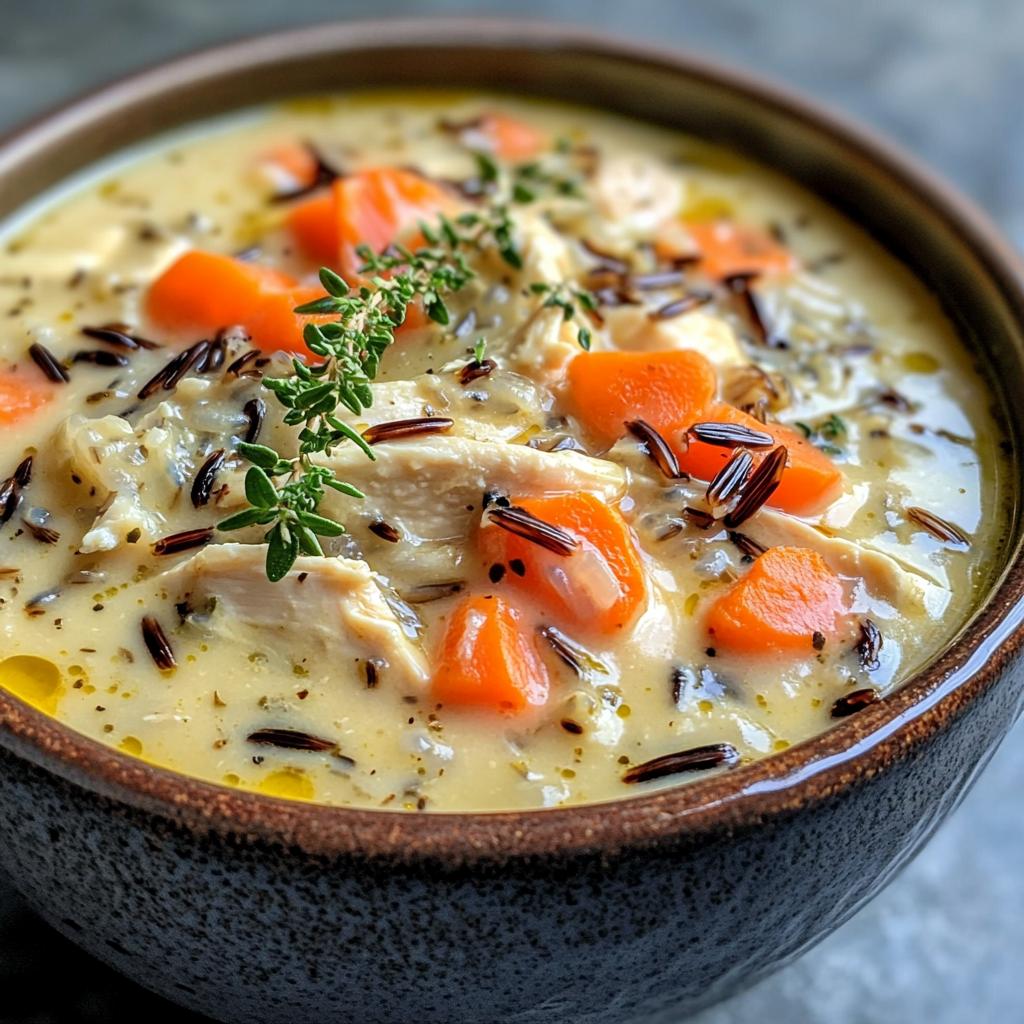 Creamy Chicken and Wild Rice Soup