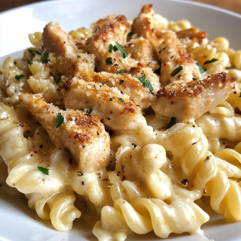 Creamy Garlic Chicken Pasta weeknight recipes inspo with garlic mashed potatoes