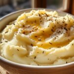 Creamy Mashed Potatoes with Garlic Butter