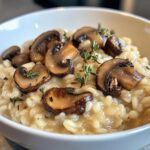 Creamy Mushroom Risotto vegetarian dinner ideas