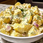 Creamy Potato Salad with Mustard and Dill