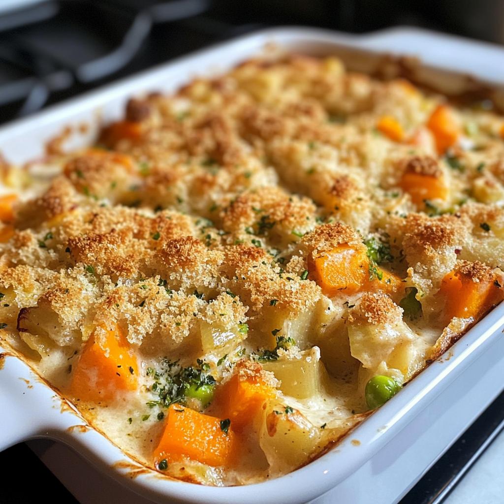 Creamy Winter Vegetable Casserole