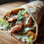 Crispy Chicken Caesar Wraps