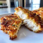 Crispy Dill Pickle Parmesan Chicken