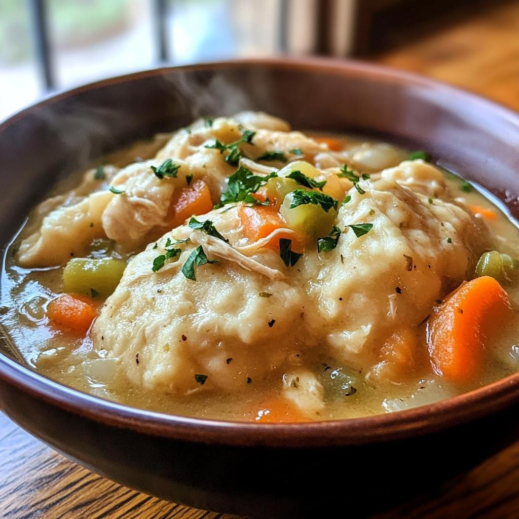 Crockpot Chicken & Dumplings