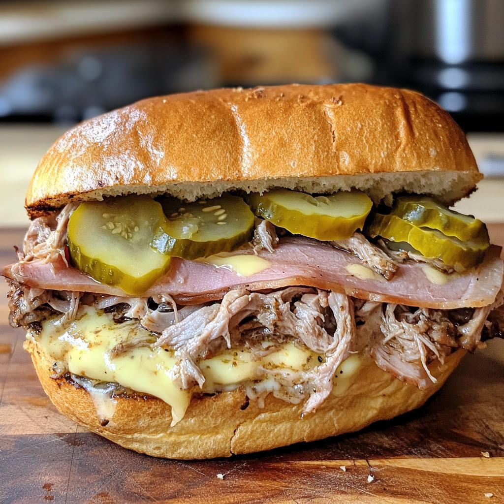 Crockpot Cuban Sandwiches