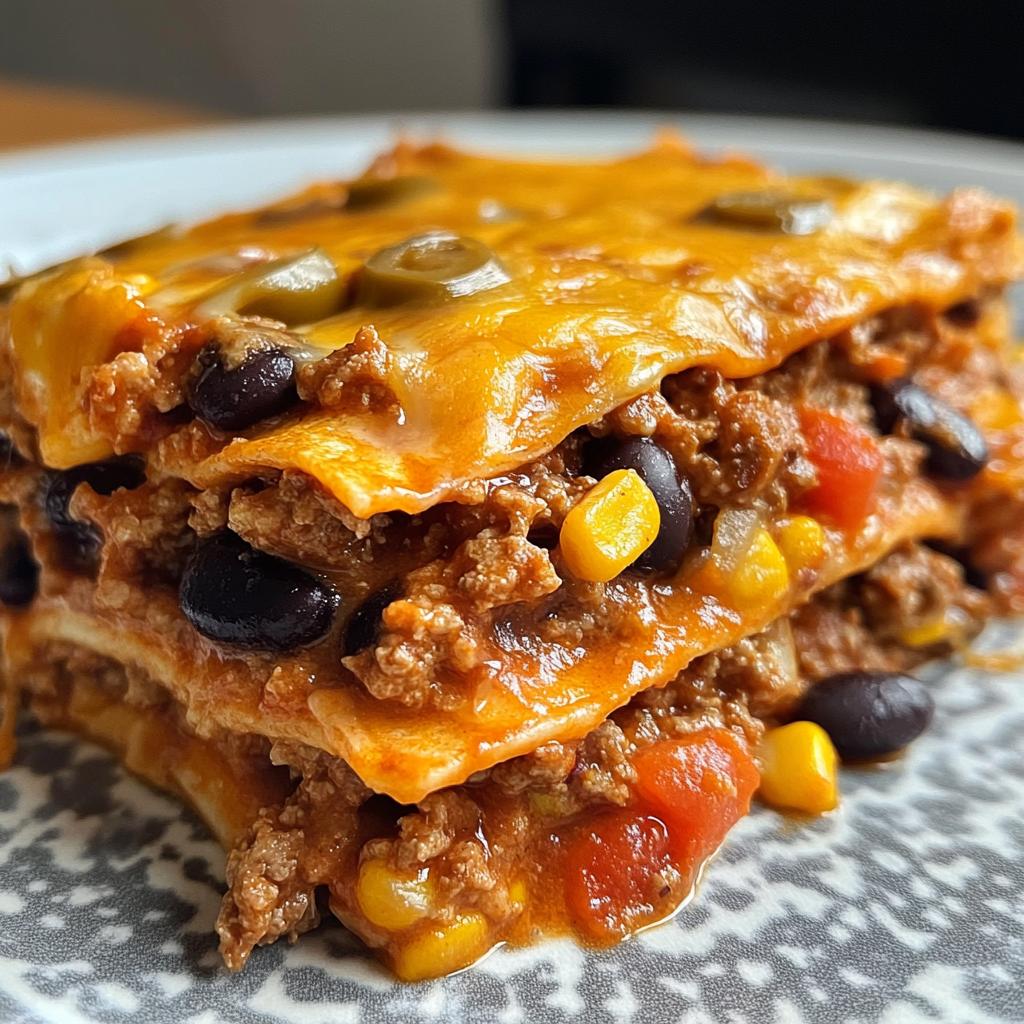 Crockpot Enchilada Casserole