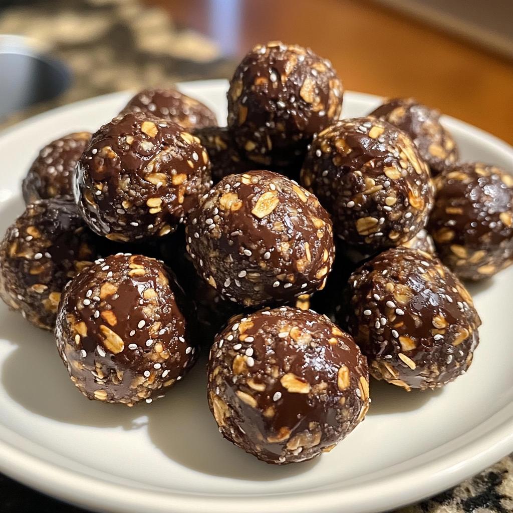 Dark Chocolate Energy Bites sweet self care treat