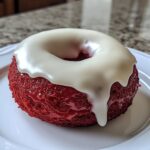 Easy Air Fryer Red Velvet Donuts