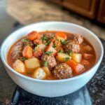 Easy Crockpot Meatball Stew