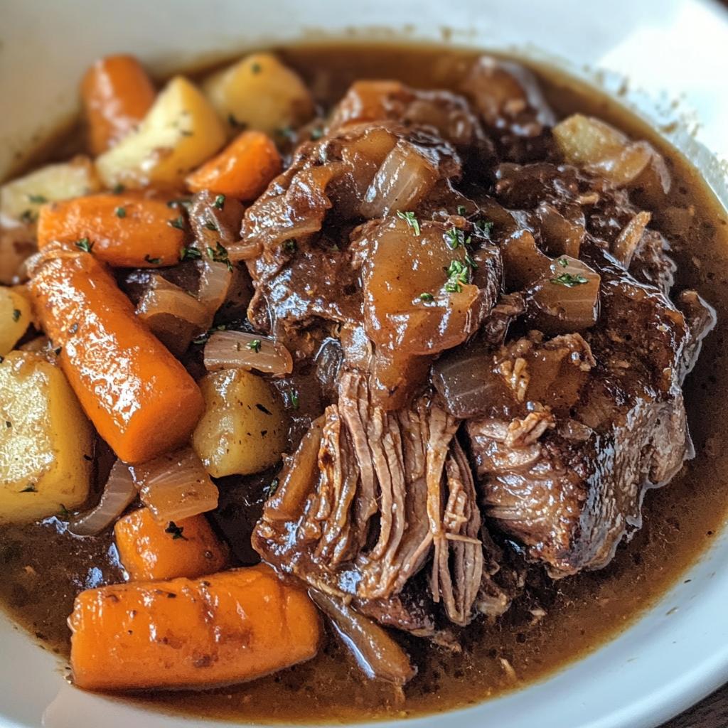 Easy Crockpot Pot Roast