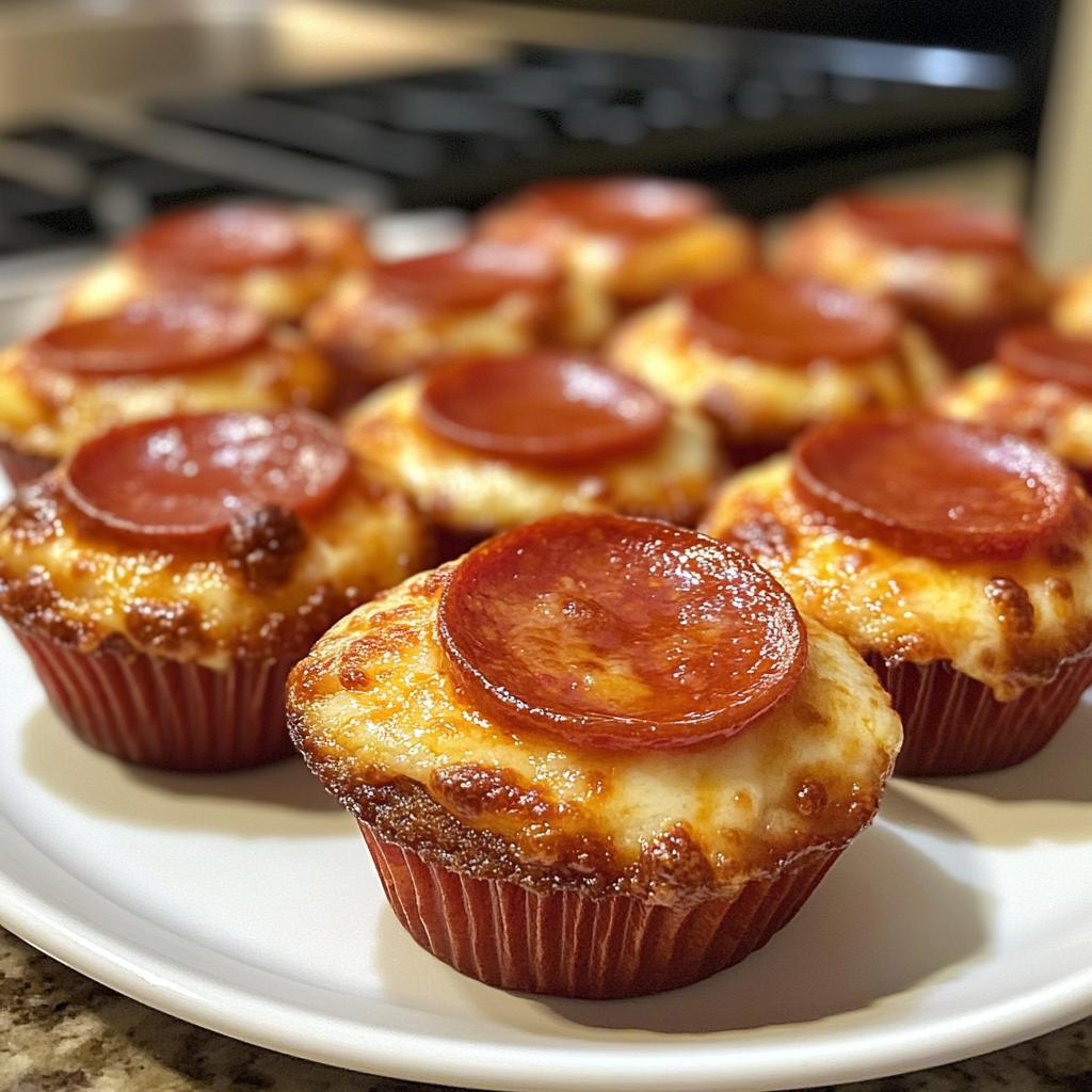 Easy Pizza Cupcakes