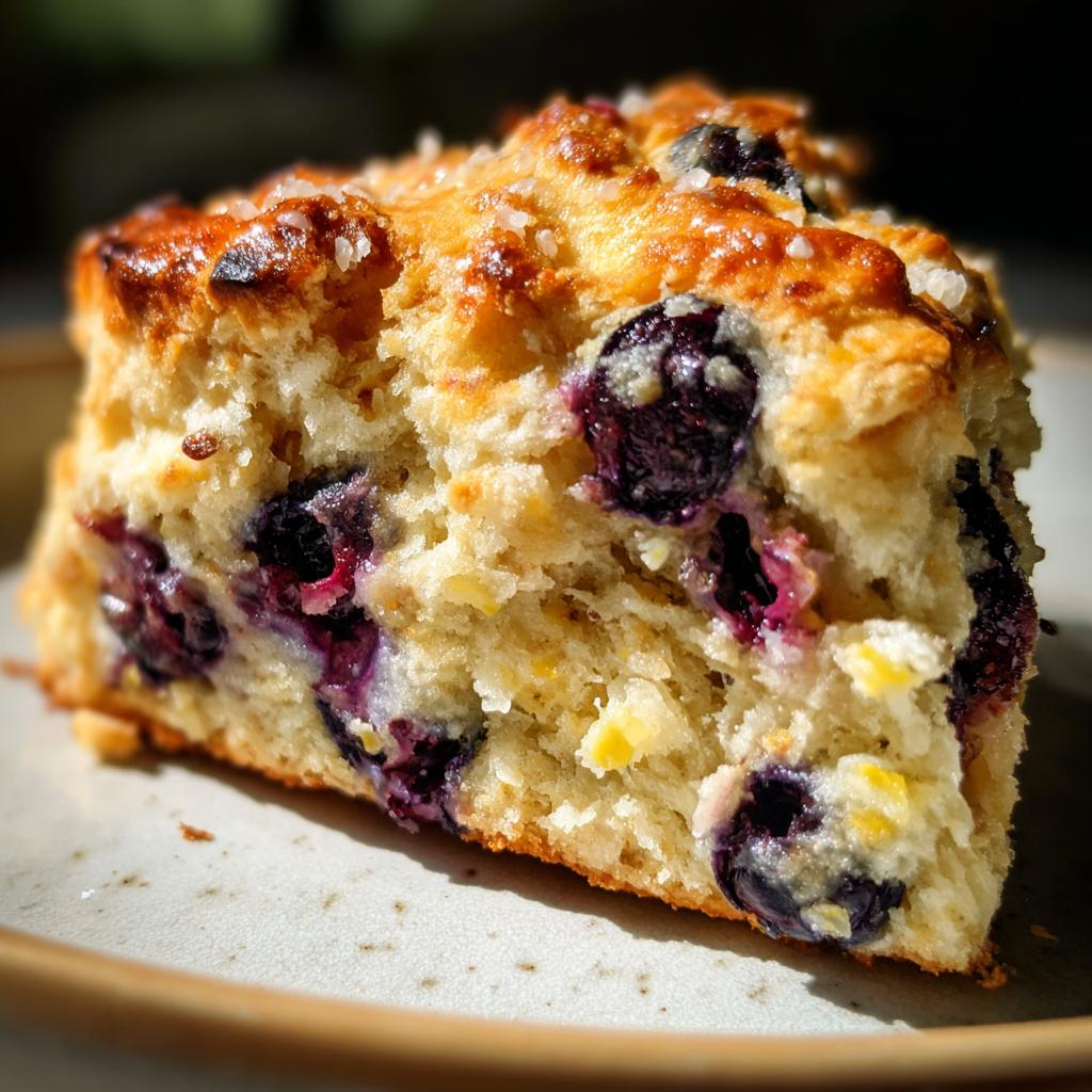 Fizzy Blueberry Lemon Scones