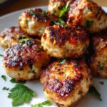 Garlic Herb Chicken Meatballs