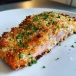 Garlic Parmesan Crusted Salmon