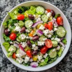 Greek Chopped Salad with Yogurt Dressing