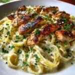 Grilled Chicken Alfredo Pasta