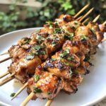 Grilled Thai Coconut Chicken Skewers