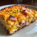 Hash Brown Ham Breakfast Casserole