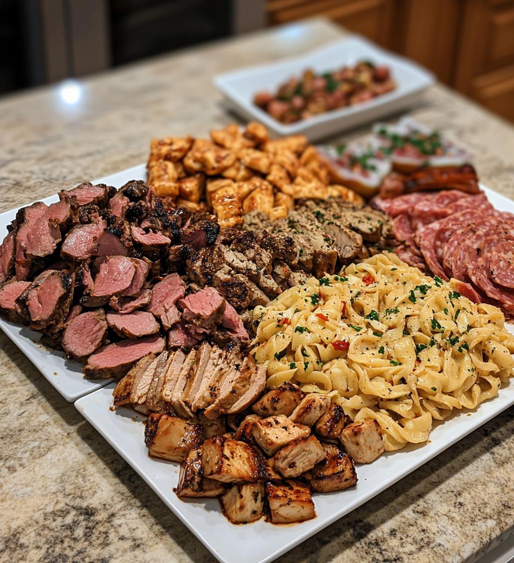 Holiday Charcuterie Board with Festive Touches