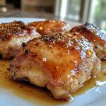 Honey Garlic Air Fryer Chicken Thighs