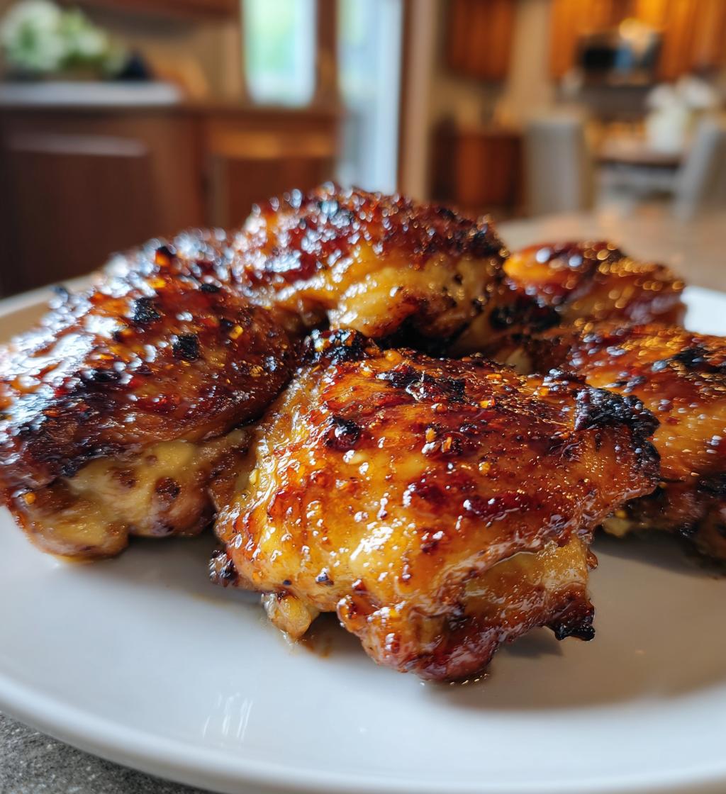 Honey Garlic Chicken Thighs quick dinner recipes