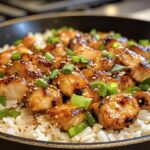 Honey Garlic Chicken and Rice Skillet