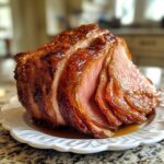 Honey-Glazed Ham (often replaced with beef or chicken alternatives for halal options)