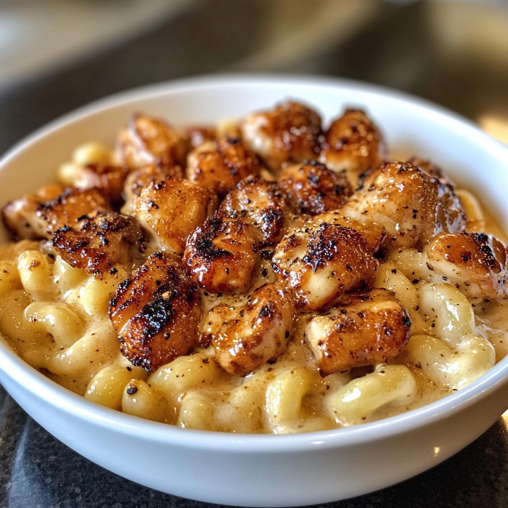 Honey Pepper Chicken Mac and Cheese