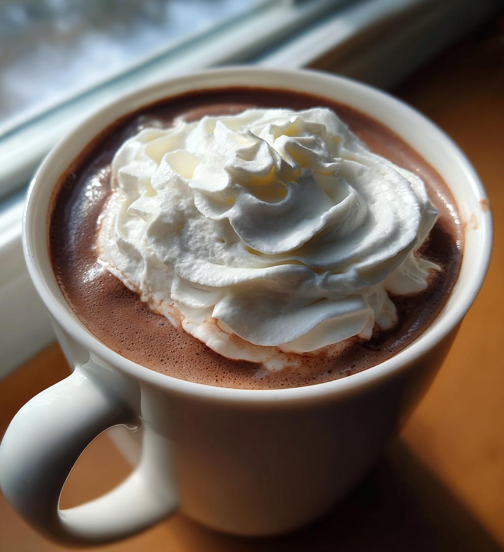 Hot Chocolate with Whipped Cream or Marshmallows
