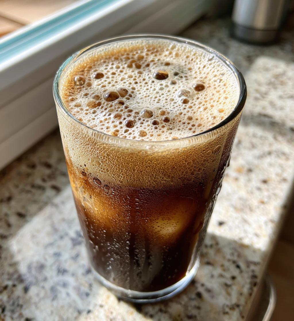 Iced Coffee with Sweet Cream Foam
