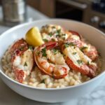 Lemon Butter Lobster Risotto