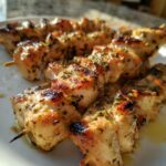 Lemon Garlic Chicken Skewers grilled chicken recipes