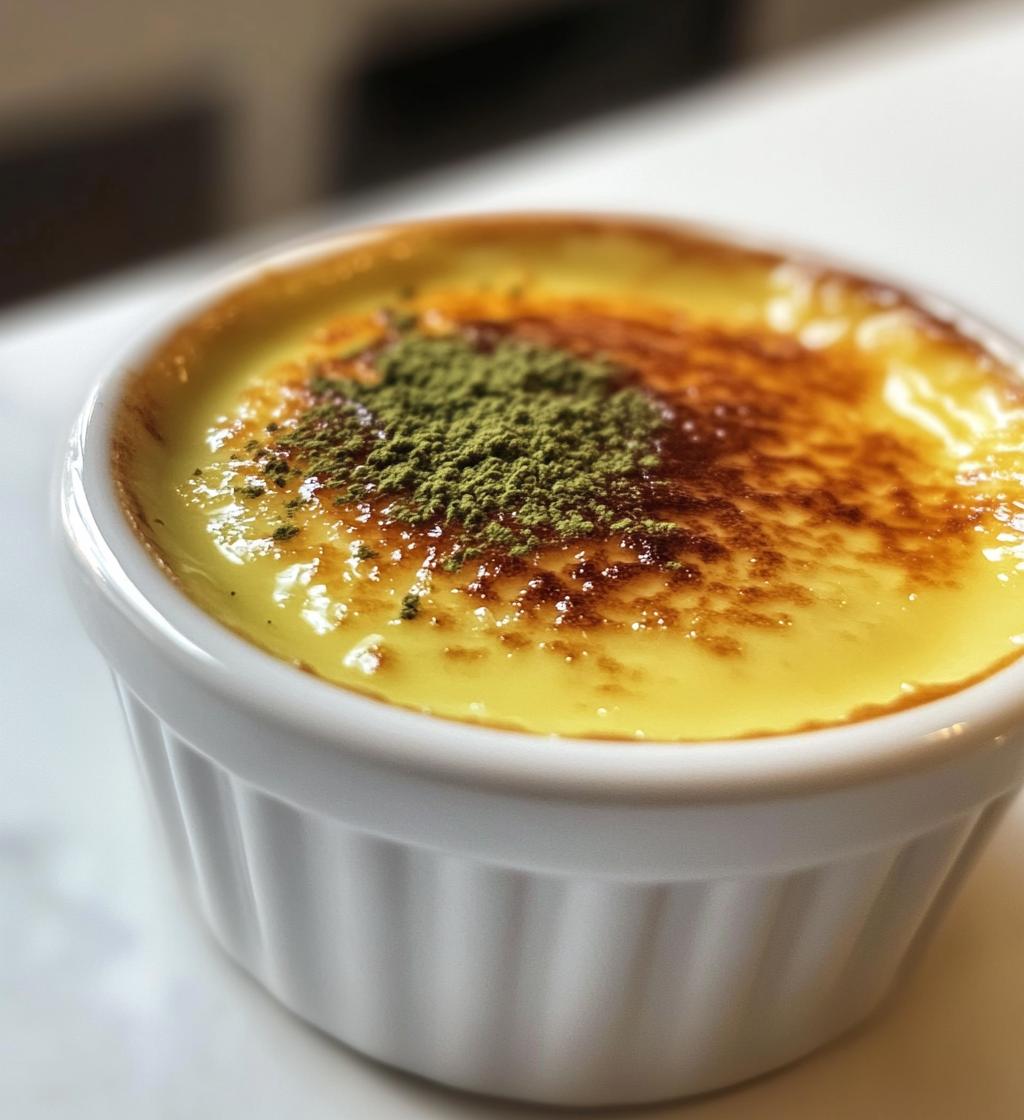 Matcha Crème Brûlée