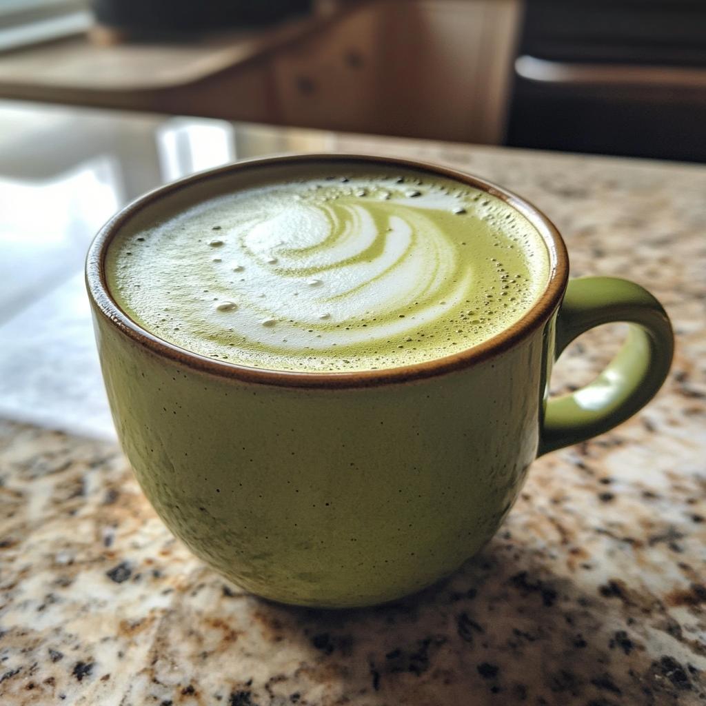Matcha Latte with Almond Milk