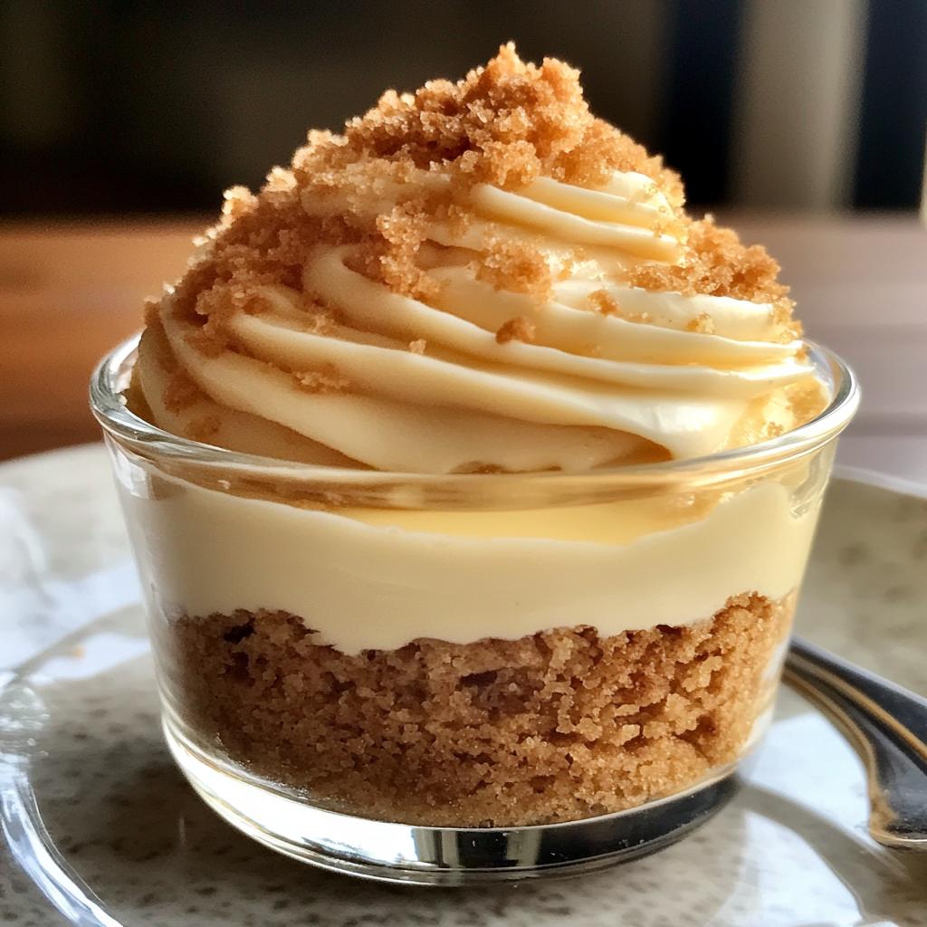 No Bake Biscuit Cheesecake Cups