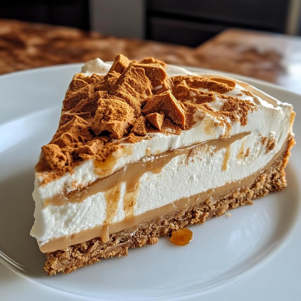 No-Bake Lotus Biscoff Cheesecake