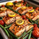 One Pan Lemon Herb Salmon quick weeknight recipes inspo