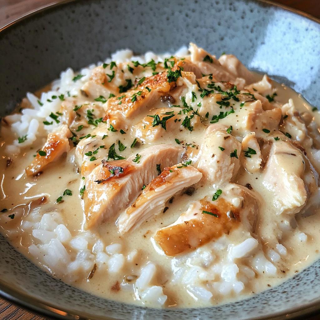 One-Pot Creamy Chicken and Rice