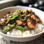 One Pot Shishito Chicken and Rice