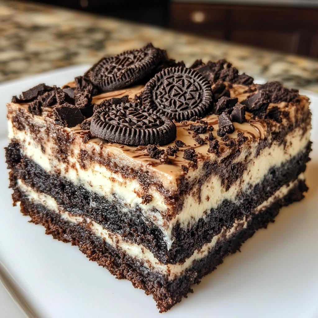 Oreo Cheesecake Brownies Five Layers of Bliss
