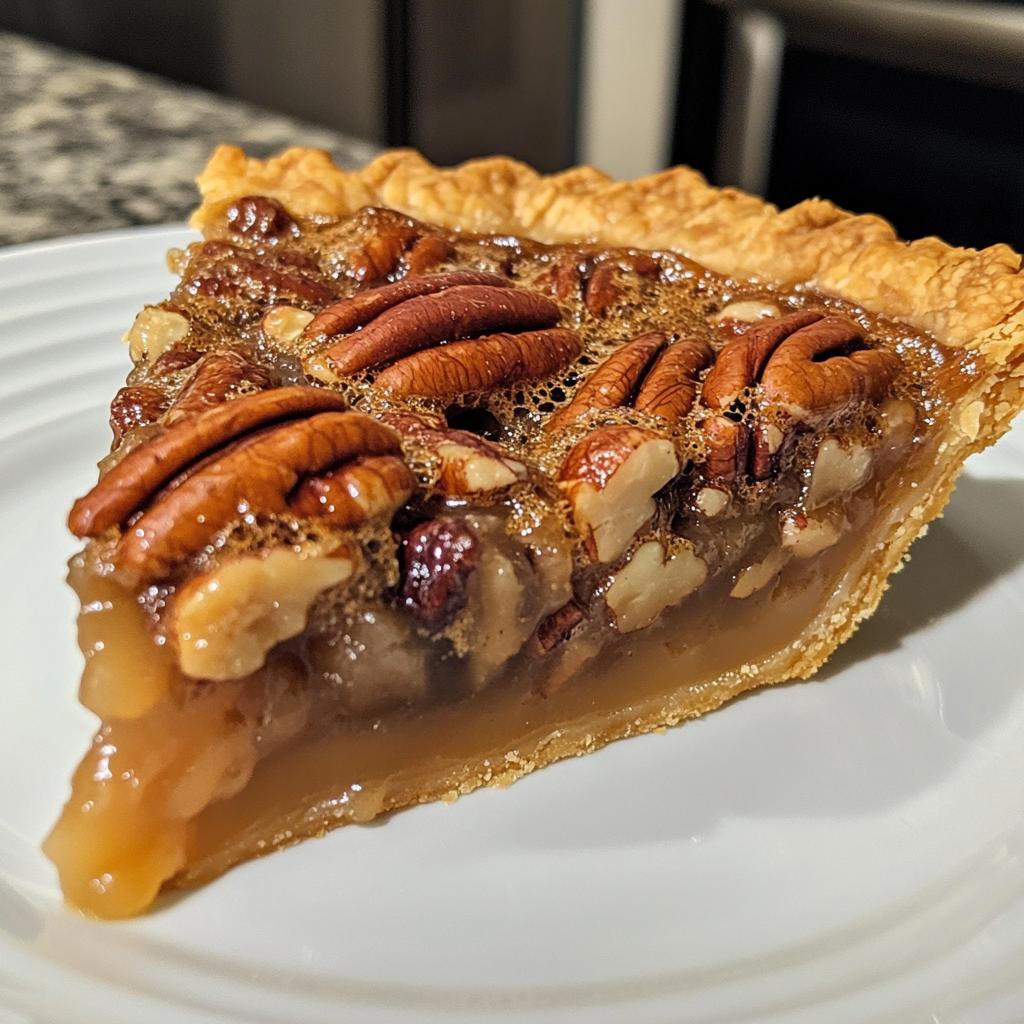 Pecan Pie with Golden Crust
