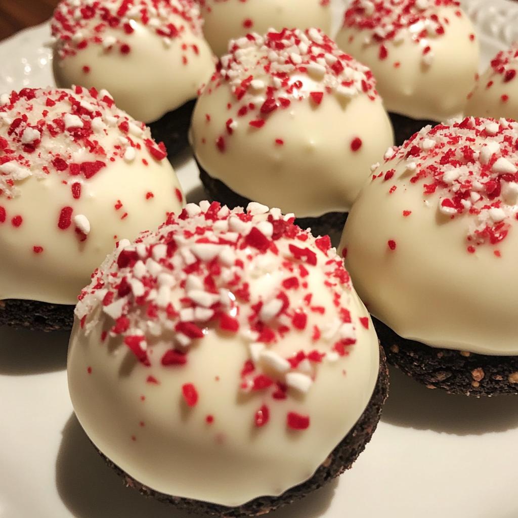 Peppermint Oreo Balls Treat