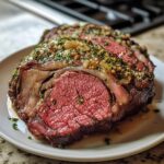 Prime Rib Roast with Garlic Butter
