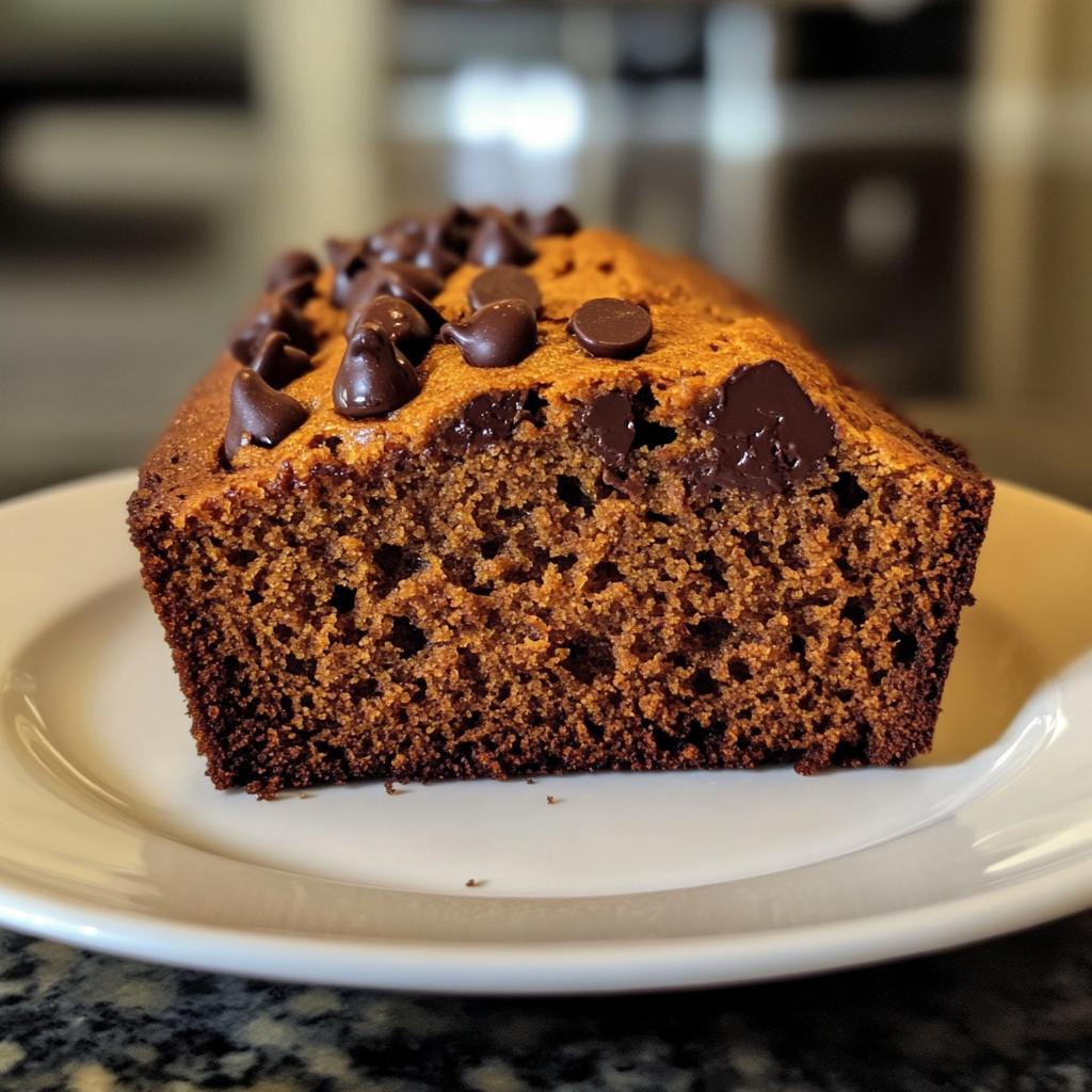 Pumpkin Banana Bread with Chocolate Chips
