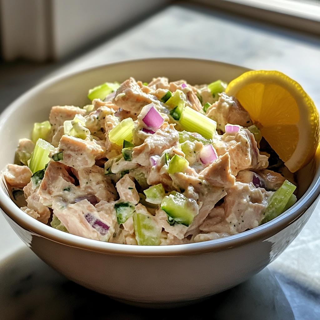 Quick & Zesty Greek Yogurt Tuna Salad