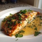 Salmon with Lemon Garlic Butter Sauce