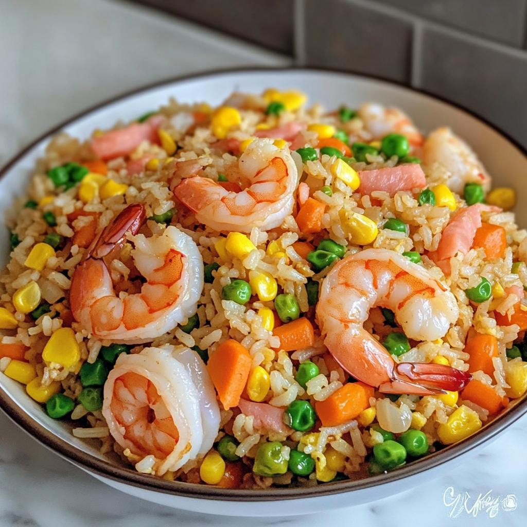 Shrimp Fried Rice with Vegetables