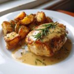 Smothered Chicken with Herb Potatoes