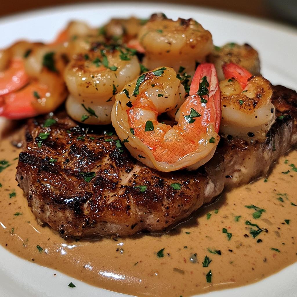 Steak Shrimp Lobster Sauce